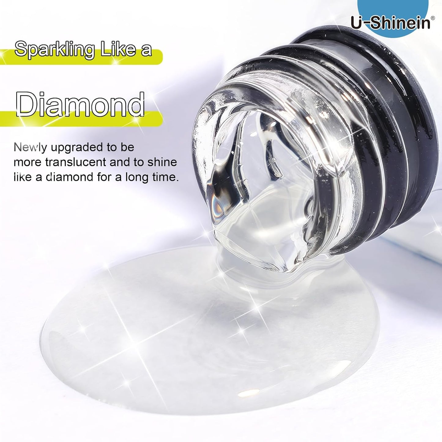 Glossy Strong Nail Top Coat Gel, Protective Supper Shiny Long-lasting No-Scratches Not Easy to Stain Colours, New Technology Nail Manicure Soak Off Nail UV/LED Lamp DIY Nail Art