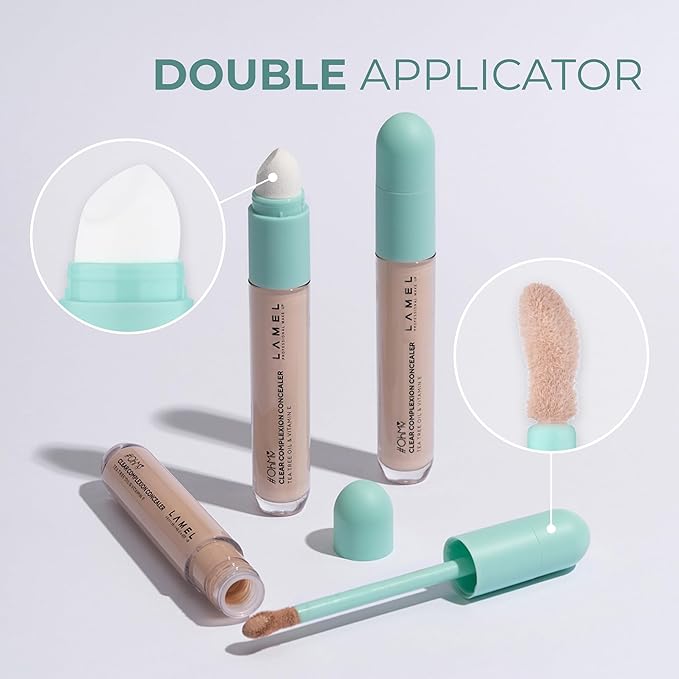 LAMEL OH my Clear Face Concealer - Vitamin E & Tea Tree Extract - Skin Care, Moisturizing & Waterproof - Anti-Aging Formula - Brightening & Protection, 403-0,23 fl.oz