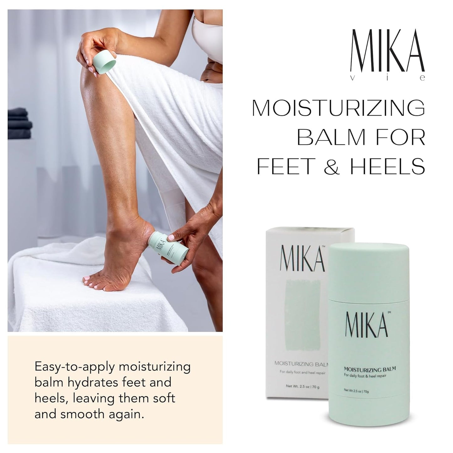 Foot Balm & Foot Socks | Moisturizer for Dry Cracked Feet, Urea Cream & Feet Moisturizer, It Softens & Exfoliates Skin