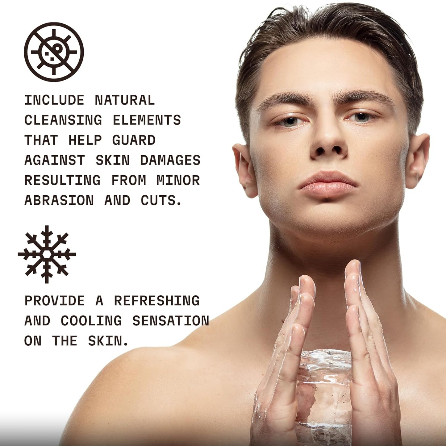 Striking Viking Aftershave Balm for Men - 4 fl oz, Sandalwood - Shaving Balm & After Shave Lotion for Men with Post Shave Hydration & Skin Care