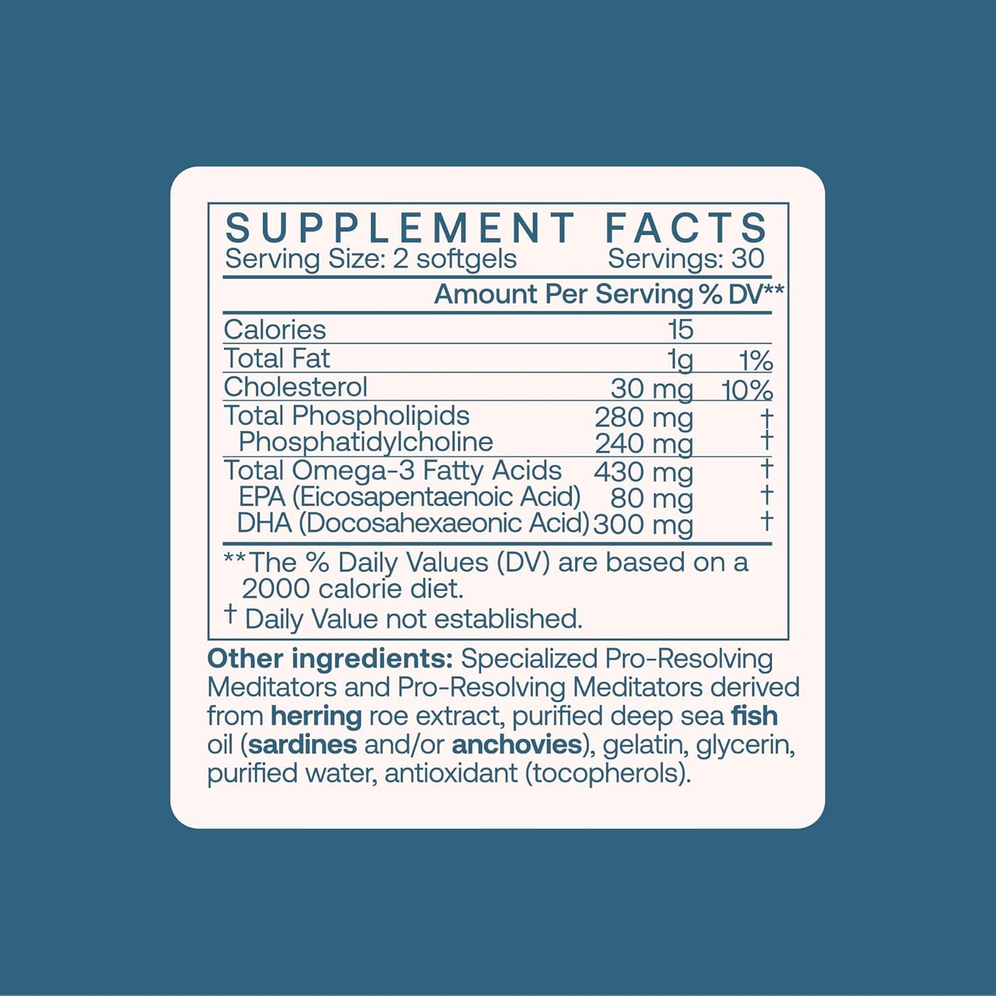 BodyBio Resolvin - Specialized Pro-resolving Mediators SPMs with Herring Caviar Extract - Support Healthy Inflammation Response, Skin Repair, Joint Comfort & Brain Health