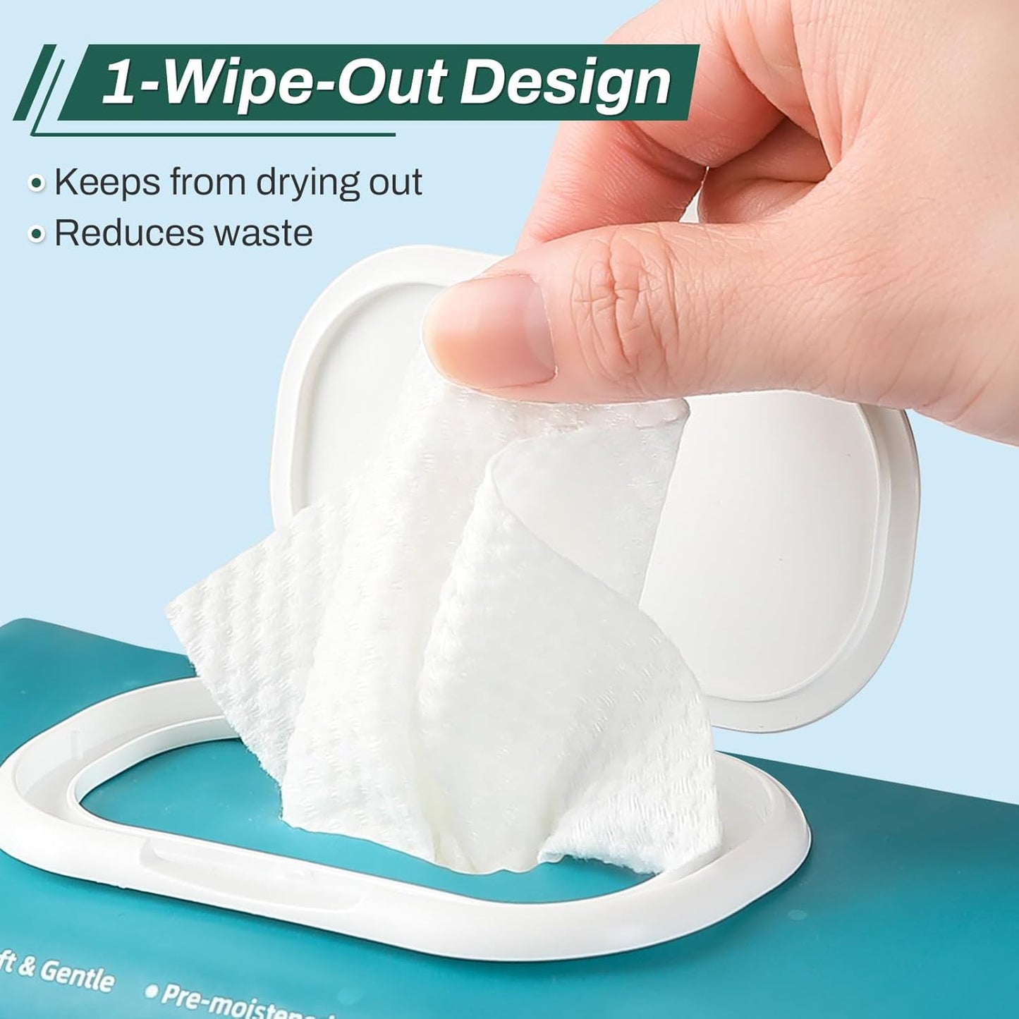 [240 Count] Adult Wipes for Elderly, 8" x 12" Extra Large Adult Wipes for Incontinence & Cleansing - Disposable Washcloth for Elderly Bathing No-Rinse - Vitamin E & Aloe