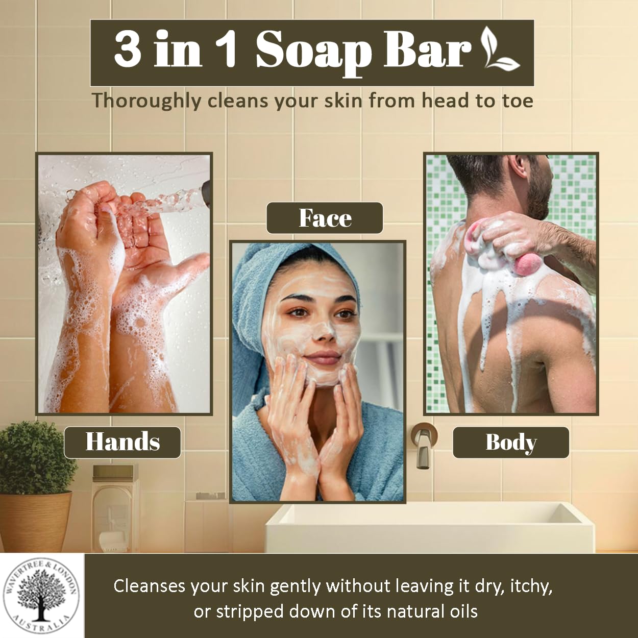 Wavertree & London Assorted Fabulous Florals (8 Bars), 7oz Moisturizing Natural Soap Bars, French -Milled and enriched with Shea Butter