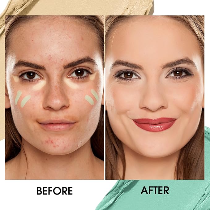 LANGMANNI Multi-Use Face Contour Stick,Highlighter & Concealer Stick, Combo Use For Correcting Color Balancing (#01+#02+#03+#04, 4 Count (Pack of 1))