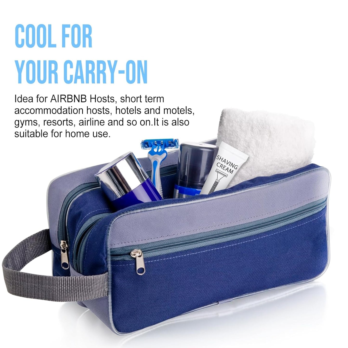 Pack of 20 Disposable Shaving Cream Bulk, Individually Wrapped, 10g/0.35 oz, Travel Size Hotel Toiletries Amenities