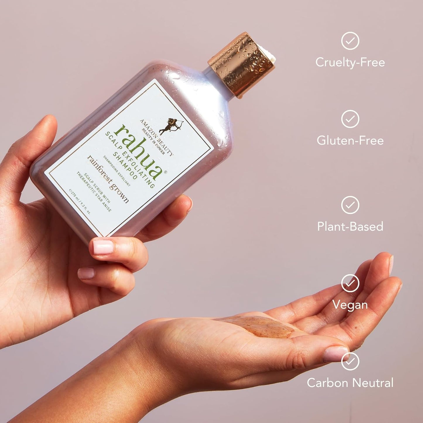 Rahua Scalp Exfoliating Shampoo 9.3 Fl Oz, Scalp Exfoliator & Hair Shampoo Scrub for Healthy Scalp & Hair, Mango & Passion Fruit, Gently Exfoliates Scalp with Star Anise and Fruit Enzymes