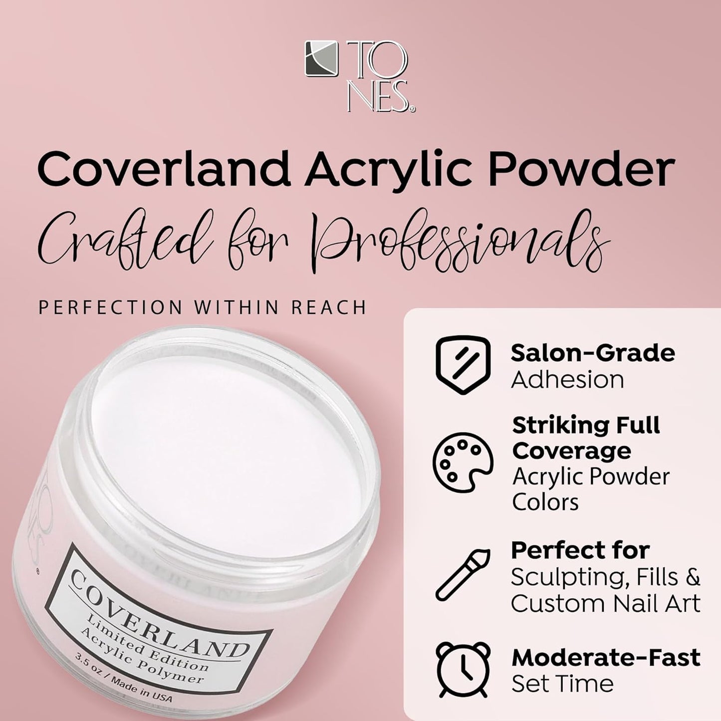 Coverland Acrylic Powder 3.5oz "Girly Girl" - Limited Edition