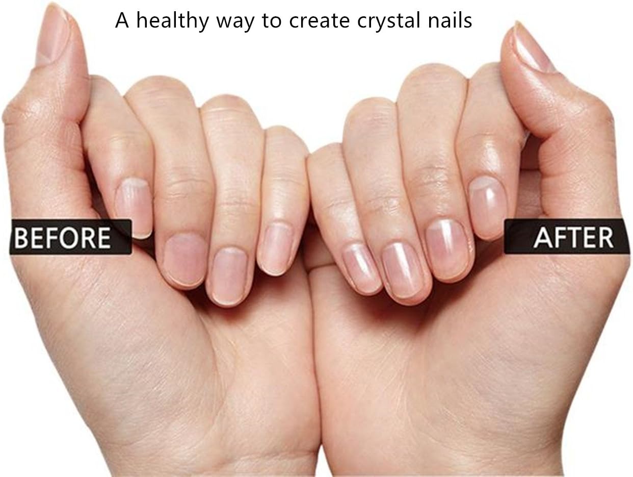 Premium Glass Nail File with Case, Crystal Diamond Salon Best Beauty Nail Buffer for Natural and Acrylic Nails Christmas Gift for Woman and Man,Pink