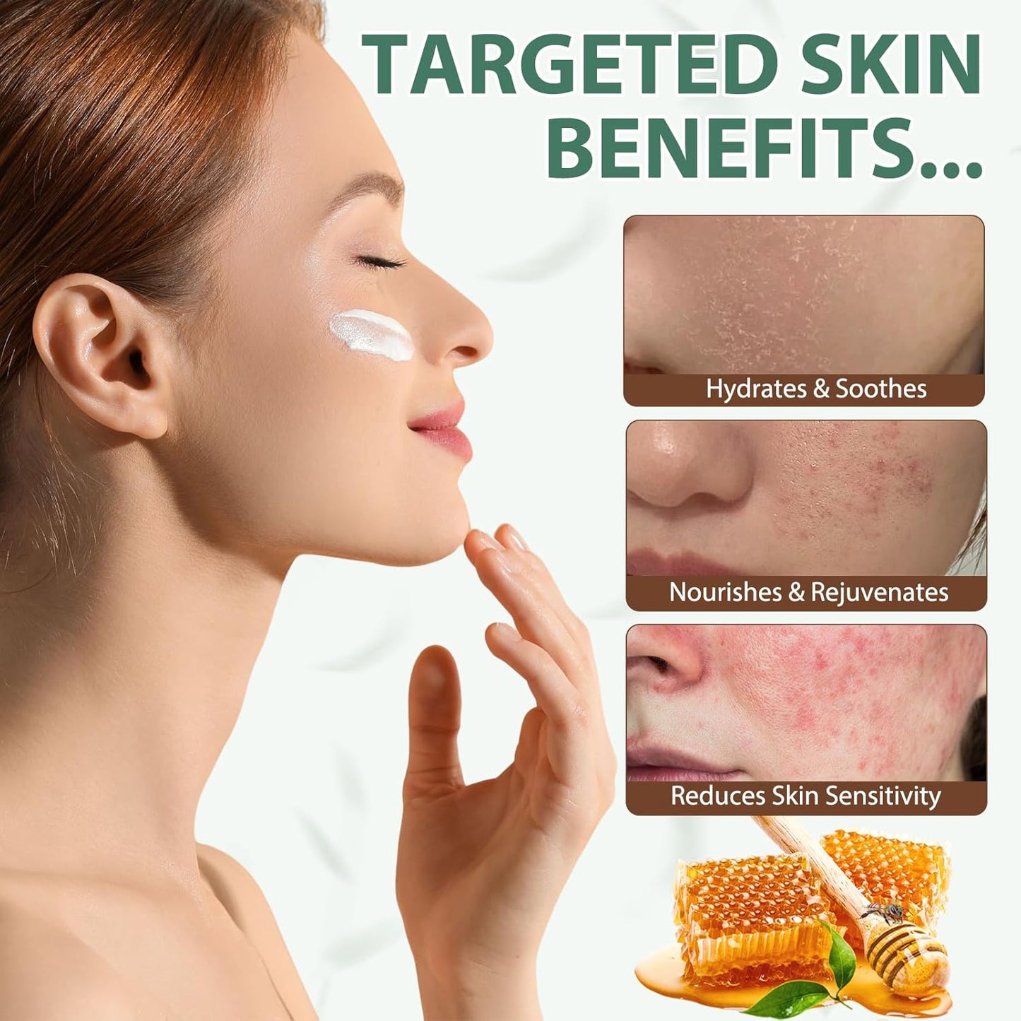 ReliCo Beef Tallow for Skin Moisturizer - Organic Whipped Grass Fed Beef Tallow with Honey Cream for Body, Unscented, 2pcs