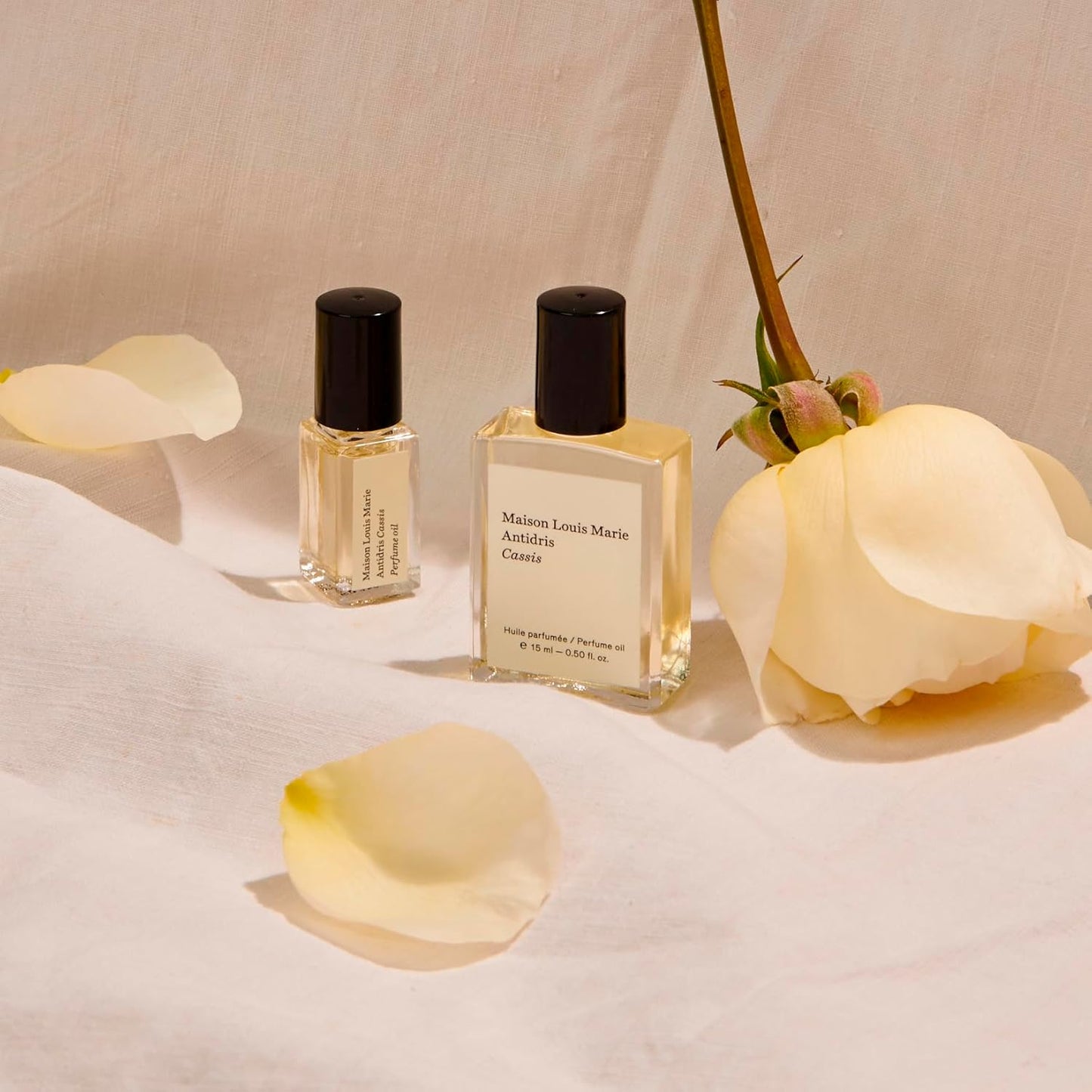 Maison Louis Marie - Antidris Cassis Natural Roll-On Perfume Oil Sample | Luxury Clean Beauty + Non-Toxic Fragrance (0.1 fl oz | 3 ml)