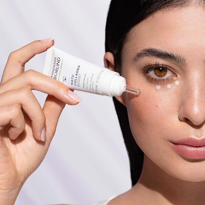 ANNEMARIE BÖRLIND - NATU COLLAGEN Eye Serum - firming, refreshing and radiant eye care, with botanical collagen and plant-based protein, under eye serum, 0.50 Fl. Oz.