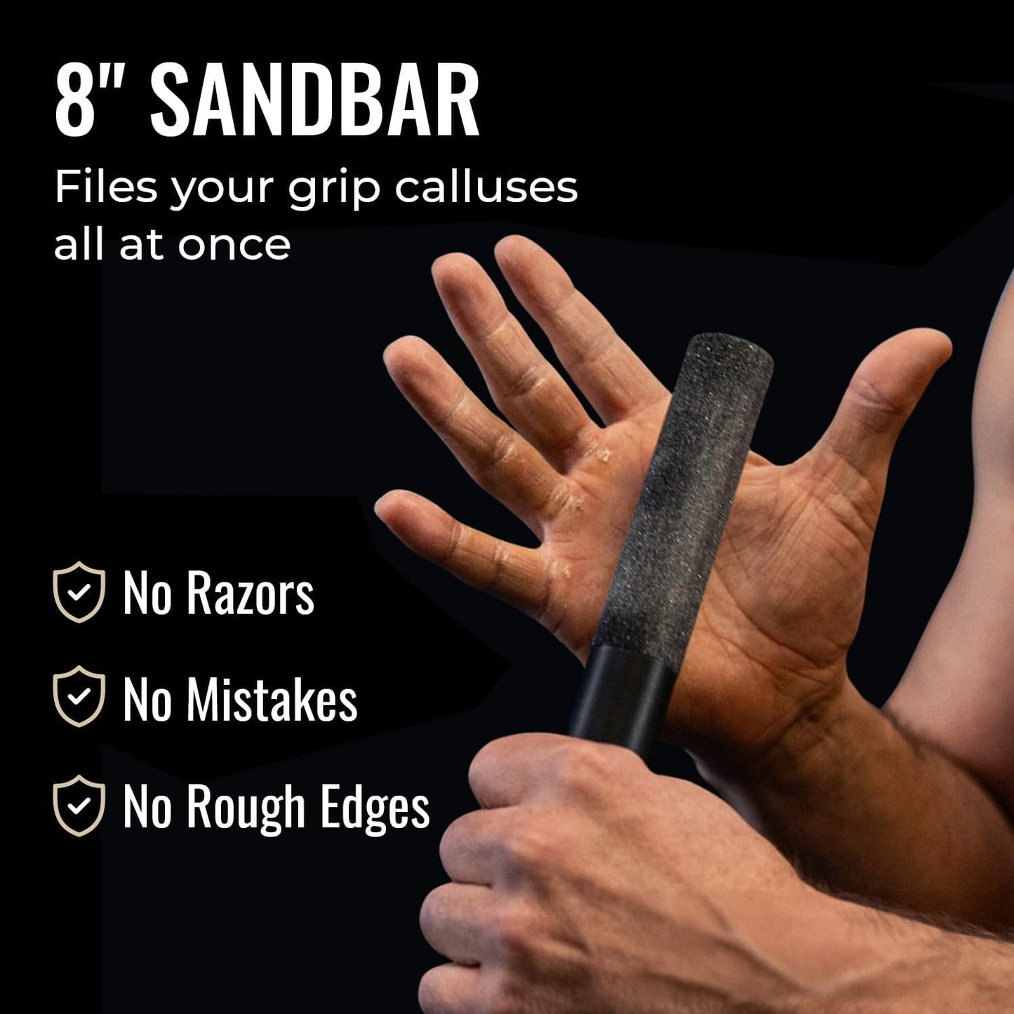 SandBar Callus Remover Tool, File for Hands, Durable Aluminum Tool Callus Shaver, Palm and Heel Dead Skin Removal, Includes Nourishing Salve, Ideal for Athletes, Climbers, and Gym Enthusiasts - Pink