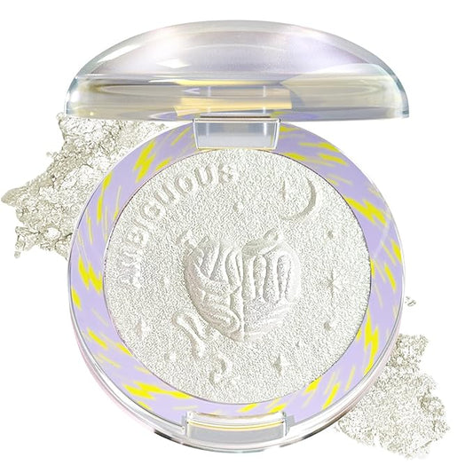 Glitter Sparkly Face Highlighter Makeup Palette Shimmer Radiant Glow Illuminator Iluminadores de Maquillaje 6g (01 Diamond Shine)