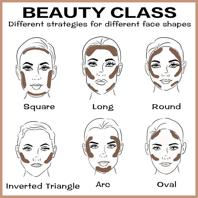 FOCALLURE Cream Contour Stick, Matte Bronzer Stick, Professional Face Shaping & Contouring Stick Makeup, Easy to Apply with Buildable Coverage, Long Lasting & Sweatproof, CLAY