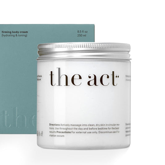 The Act Firming Body Cream – Hydrating Cream with Green Coffee & Lotus – Smooths and Nourishes Skin for a Spa-Like Experience for Men and Women, 8.5 fl oz