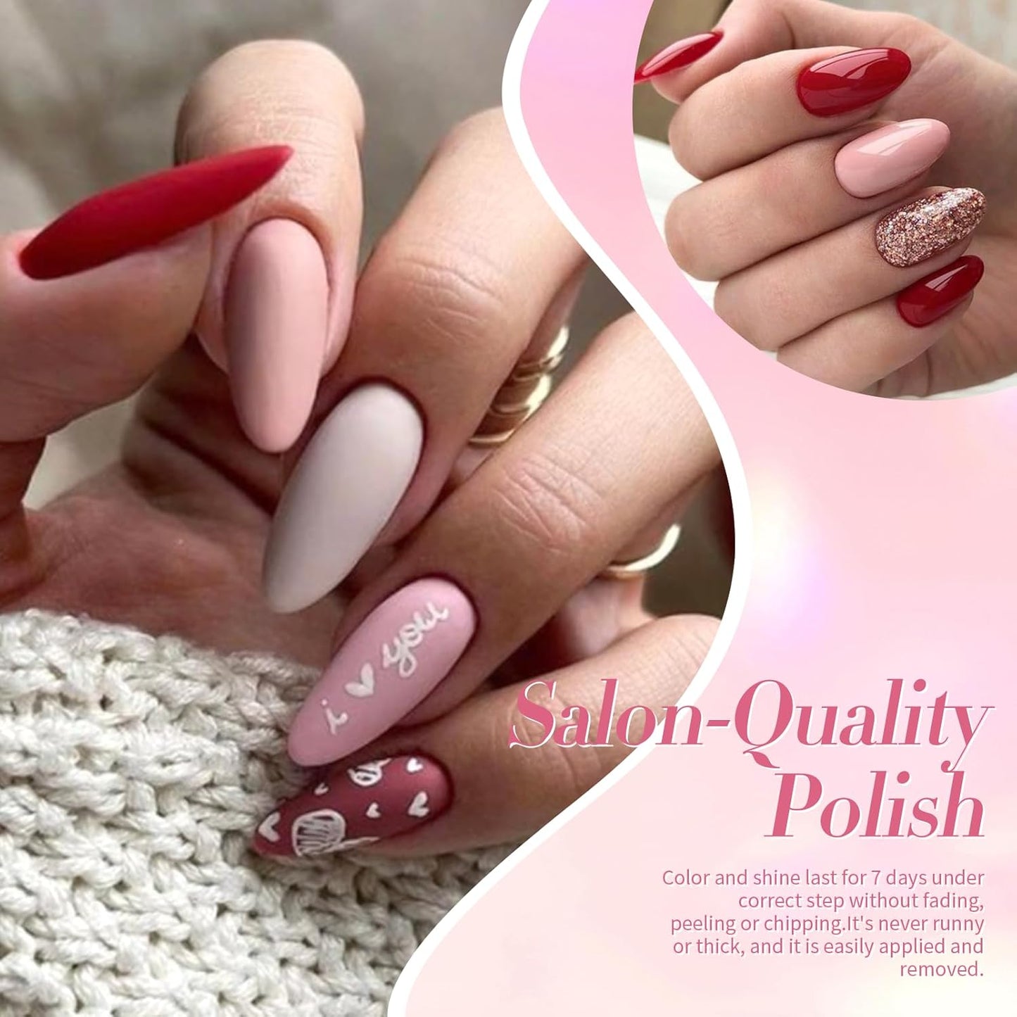 Born Pretty Fall Nail Polish Set, 15 Colors Brown Black White Gray Red Pink Nude Nail Polish Quick Dry Fall Winter Colors Fingernail Polish Kit for DIY Nail Art Salon Home Gift for Women