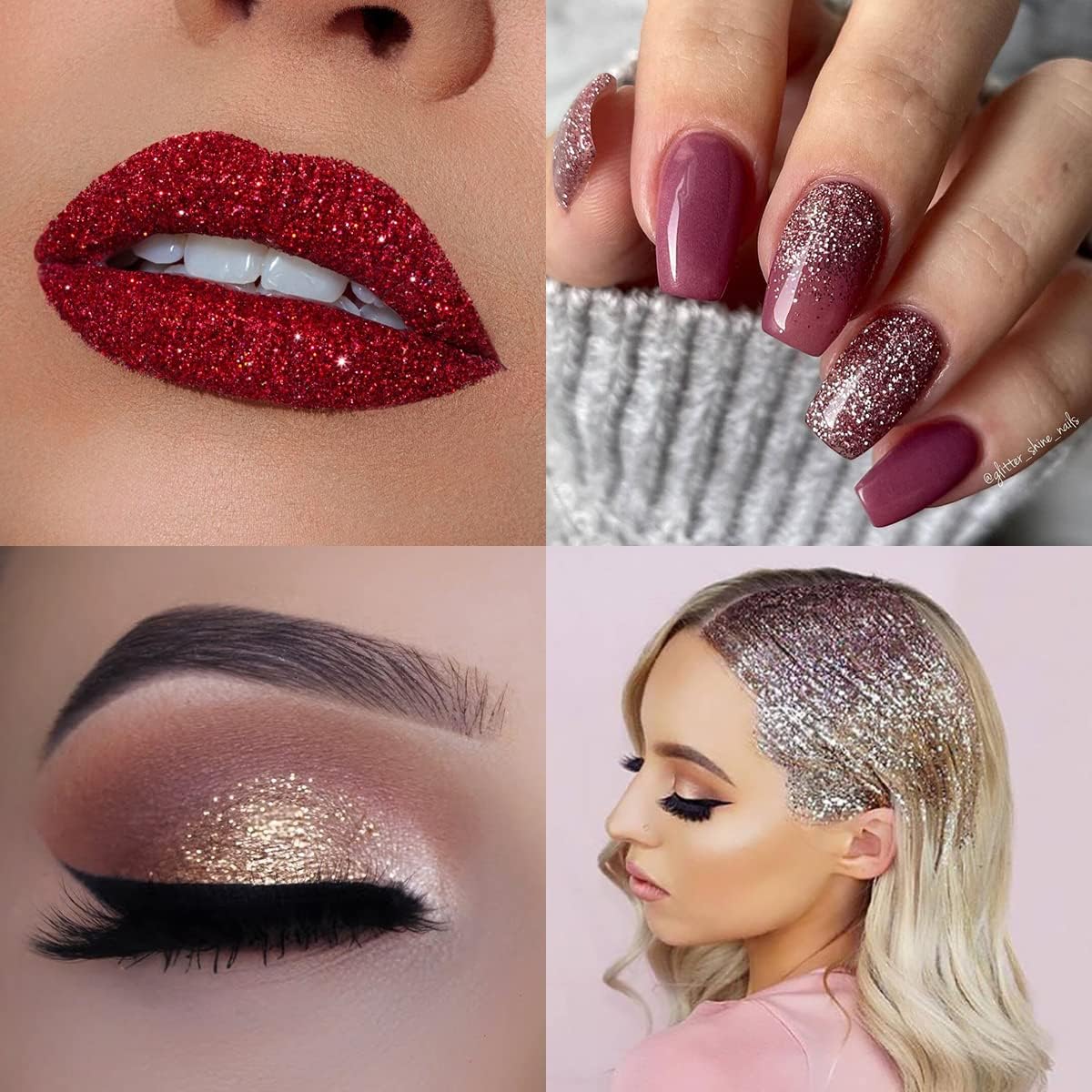 Holographic Extra Fine Glitter Powder, 100g Craft Glitter for Epoxy Resin, Iridescent Sequins, Loose Glitter for Face Body Hair Eye, Cosmetic Glitter for Festival Decoration (Laser Gold)