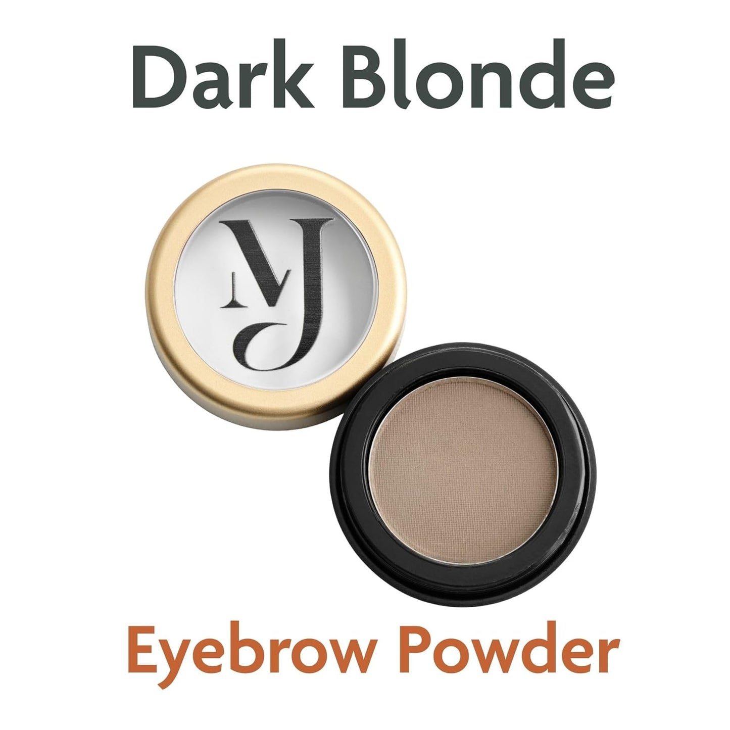 Marie-José Eyebrow Powder - Eyebrow Filler Powder - Effortless All-Day Brow Beauty - Compact Size 0.10oz for Purse or Travel Size - Made in USA (Dark Blonde)