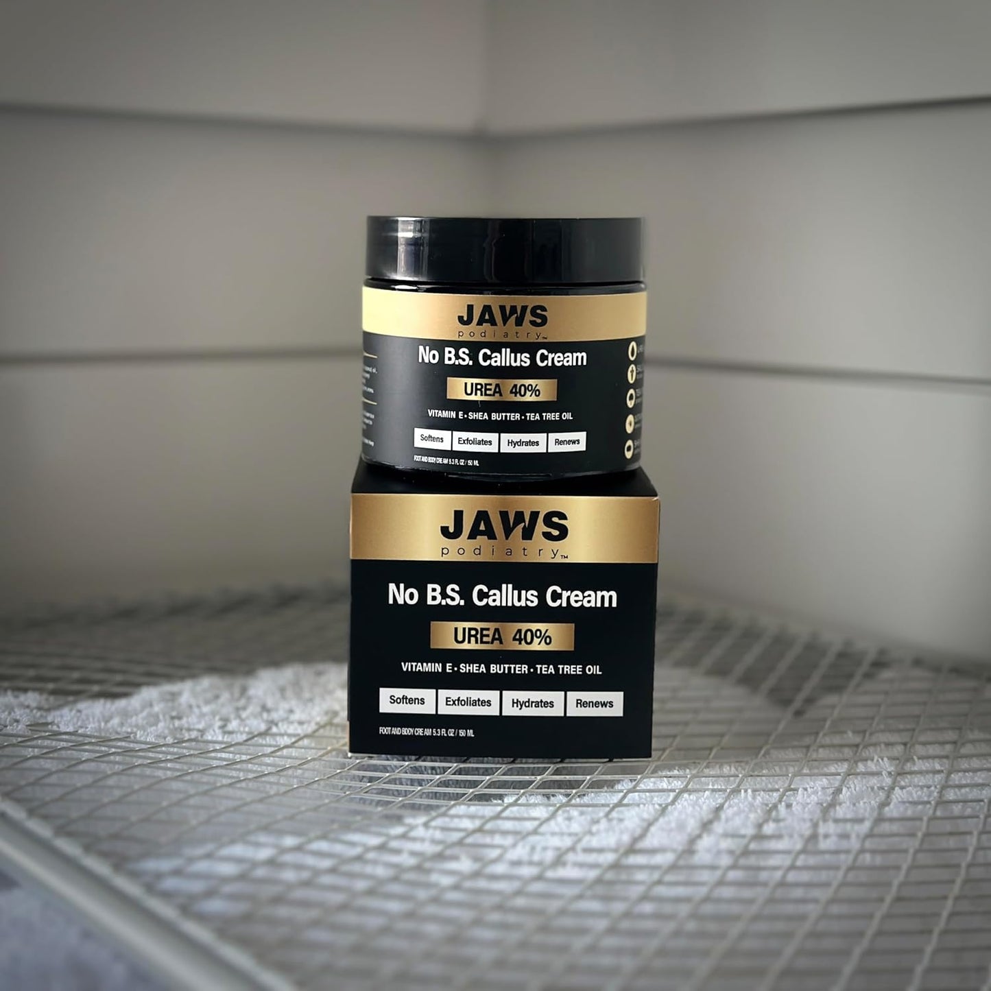 Urea Cream Callus Cream - Foot Cream for Dry Cracked Heels Feet Knees Elbows Hands - 40% Urea Callus Remover For Feet - Soften Exfoliates Hydrates and Renews Skin