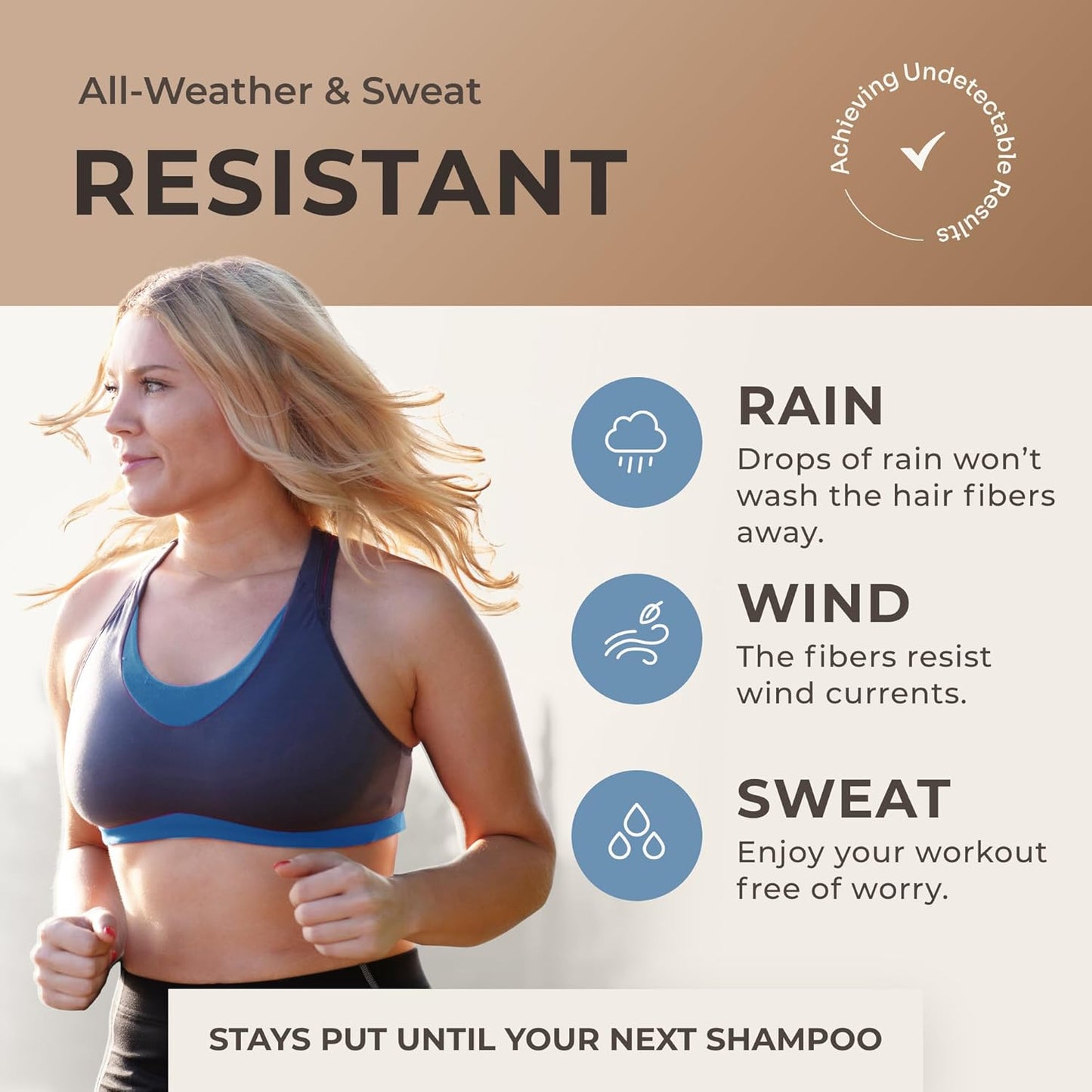 Keratin Hair Fibers for Men & Women - Fill In Fine or Thinning Hair, Instantly Thicker, Fuller Looking Hair (Auburn 15g)