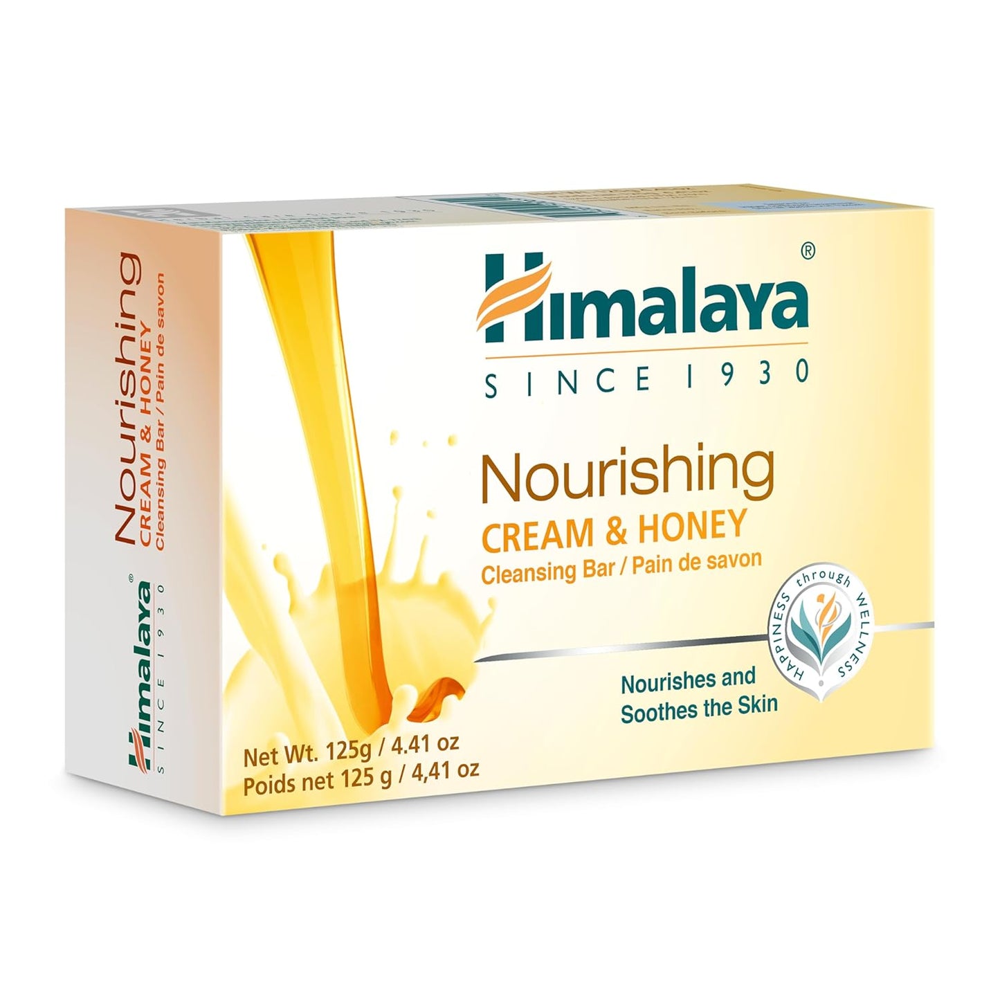 Himalaya Herbal Healthcare Nourishing Cream and Honey Cleansing Bar, 4.41 Ounce (Pack of 2)