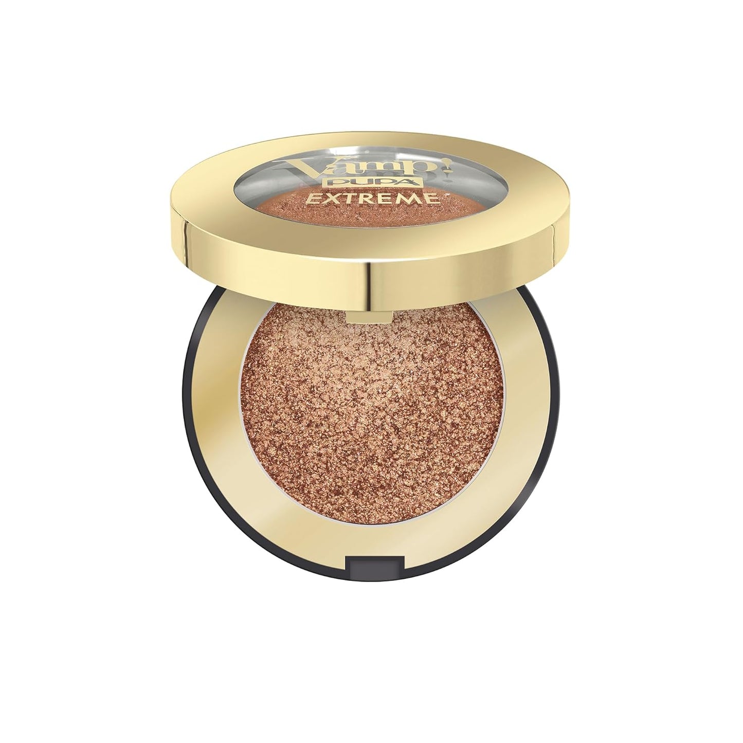 PUPA Milano Vamp! Extreme Eyeshadow 002 Extreme Copper - Creamy Powder Shadow With Intense, Metallic Finish - Create Stunning, Smokey, Shimmer Eye Looks - Blendable, High Pigment Formula - 0.088 oz