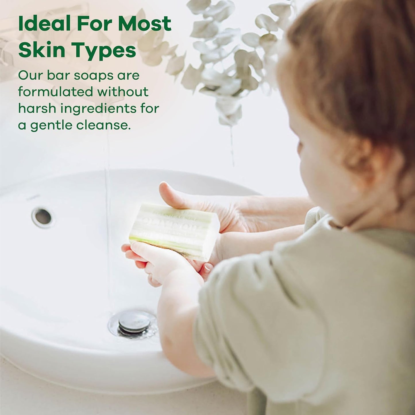 Australian Botanical Soap Oat Milk with Cloudberry 6.6 oz Luxury Soap Bars Enriched with Shea Butter, Suitable for Men, Women and All Skin Types, Pack of 4