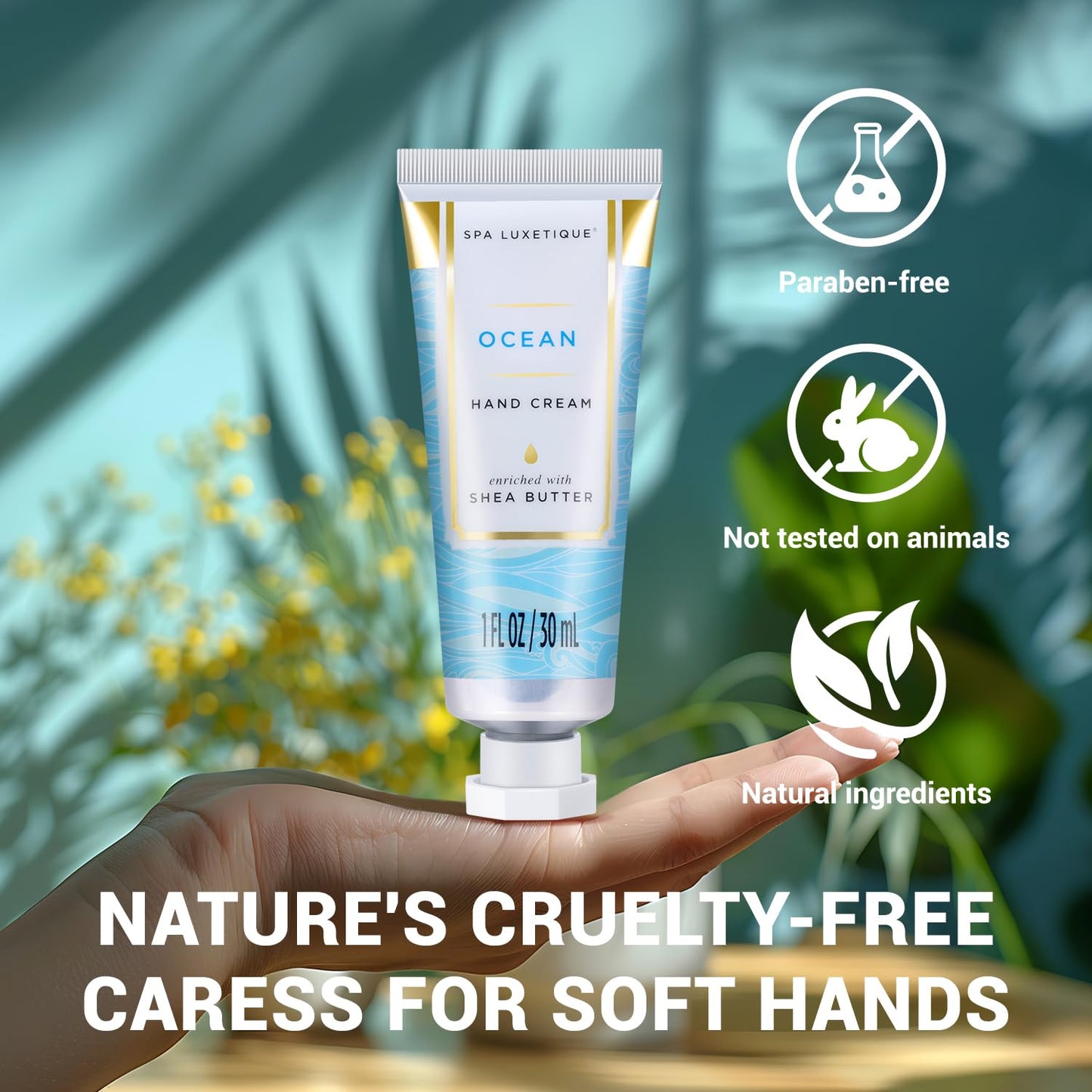 spa luxetique Hand Cream Set Gifts for Women Travel Size Hand Lotion for Dry Skin Care Scented Hand Lotion Gift Sets for Women Ideal Gifts for Her Birthday Sets for Women 6 x 1.0 oz/30ml