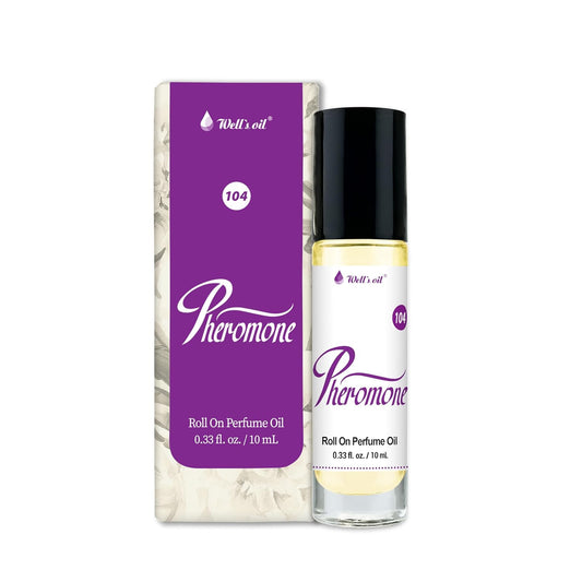 Well's Oil Roll-On Perfume Oil (Pheromone) | Fresh Green Notes | Long-Lasting | Paraben-Free | 0.33 Fl Oz / 10 ml
