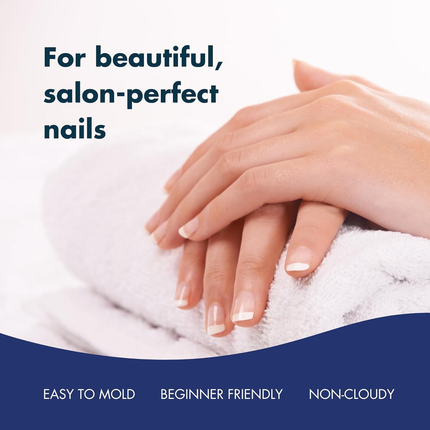 Acrylic Nail Powder, 4oz Crystal Clear Acrylic Powder Dip for Nails, Long Lasting Salon Quality, Bubble Free Professional Manicures, Fake Nails, Carving & Extensions