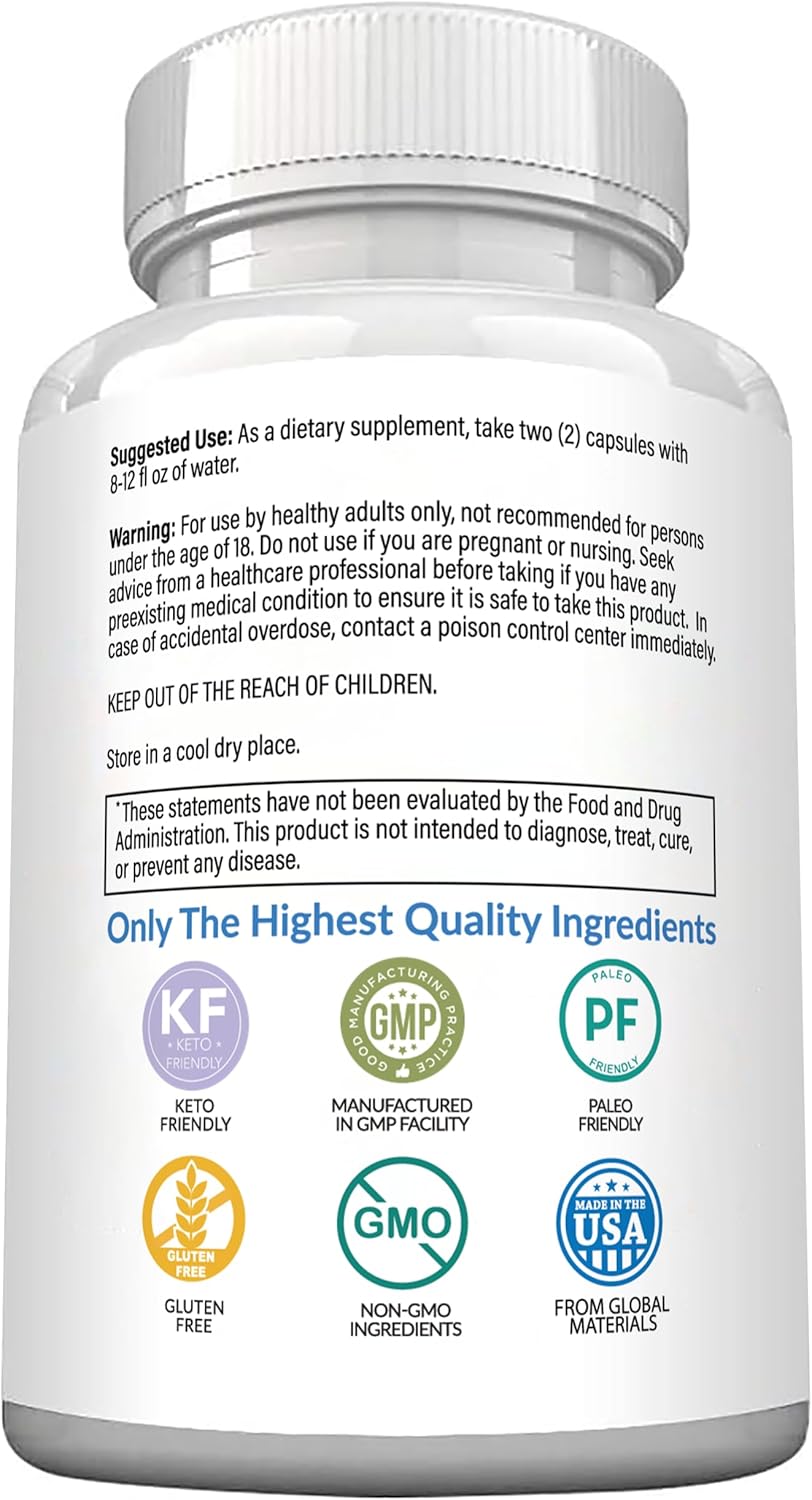 D Mannose Capsules - Fast Acting 1400 MG Extra Strength DMannose Capsule for Bladder Health with Potent Cranberry Extract & Hibiscus Flower Supports UTI Relief Supplement - 120 Ct