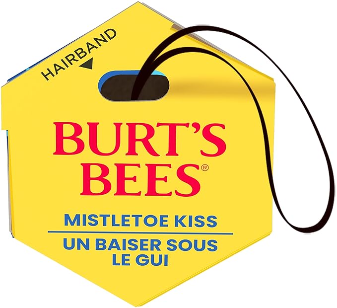 Burt's Bees Mistletoe Kiss Pink, Pomegrante, Peony, Hibiscus Lip Balm and Shimmer Holiday Collection Gift Set of 3-1 Count