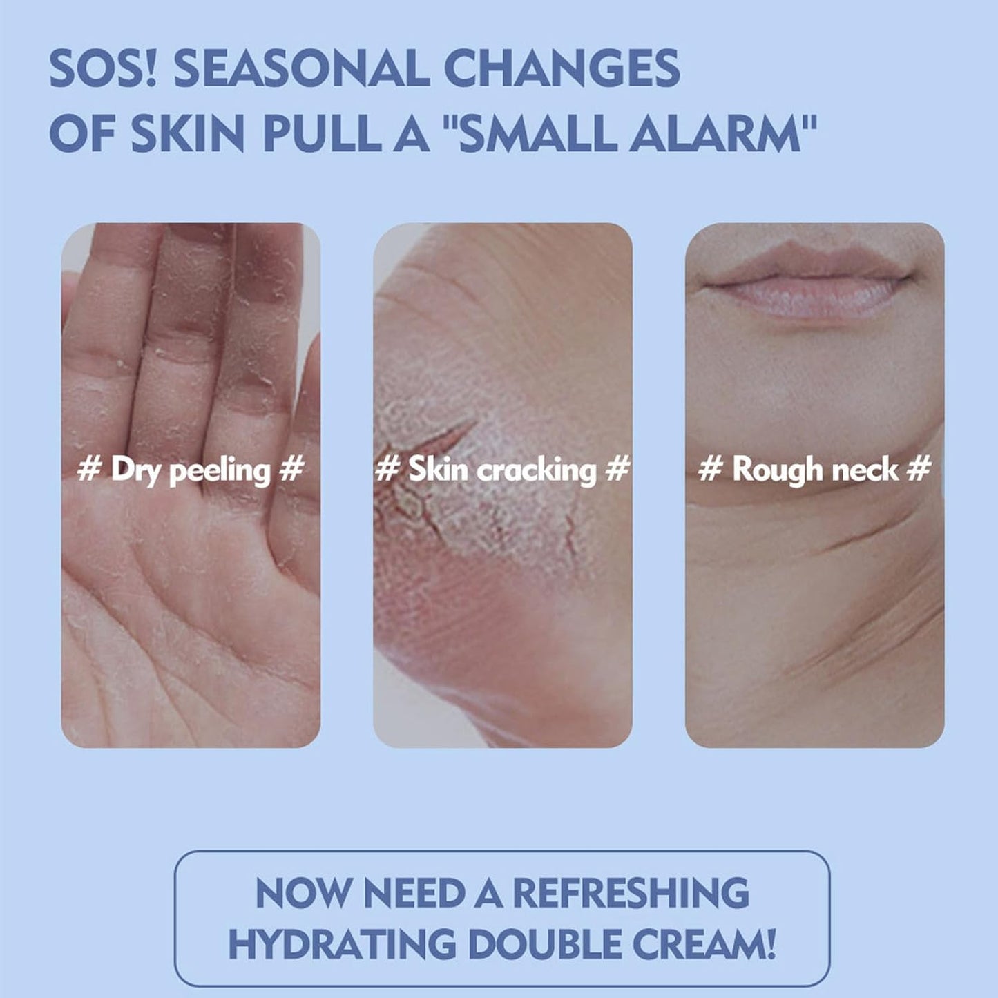 Crack Feet Prevention Stick 2PCS - Foot Care Cream Heel Balm for Dry Cracked Feet, Remove Dead Skin and Moisturize Dry Skin for Face, Knees, Elbows, Hands (2pcs, Orange + Banana)