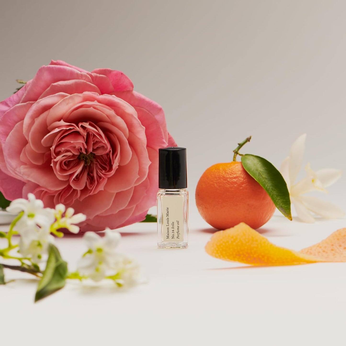 Maison Louis Marie - No.14 Icila Natural Roll-On Perfume Oil Sample | Luxury Clean Beauty + Non-Toxic Fragrance (0.1 fl oz | 3 ml)