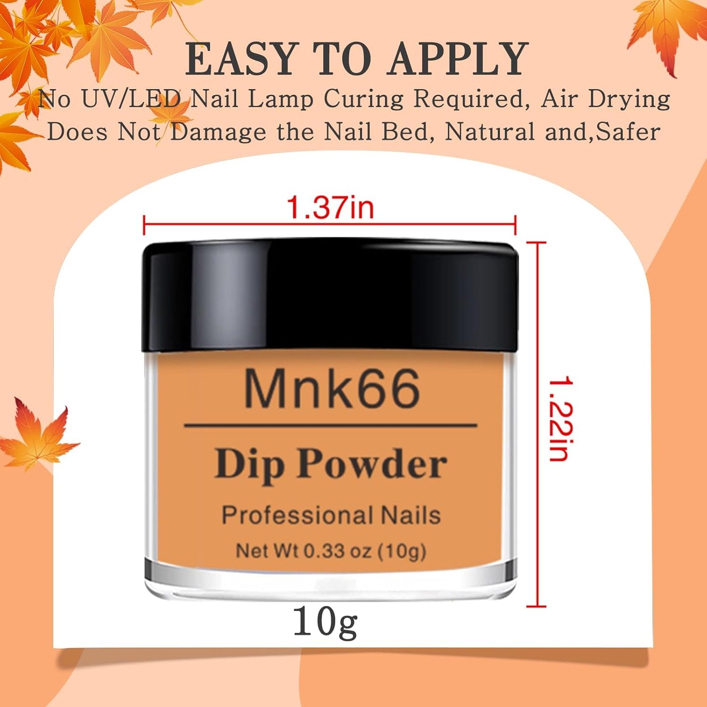 6 Colors Dip Powder Set, Nude Brown Dipping Powder Color Set, Glossy Nail Art Manicure DIY Salon Home Gift for Ladies (YYSDDPS-08-6PCS)