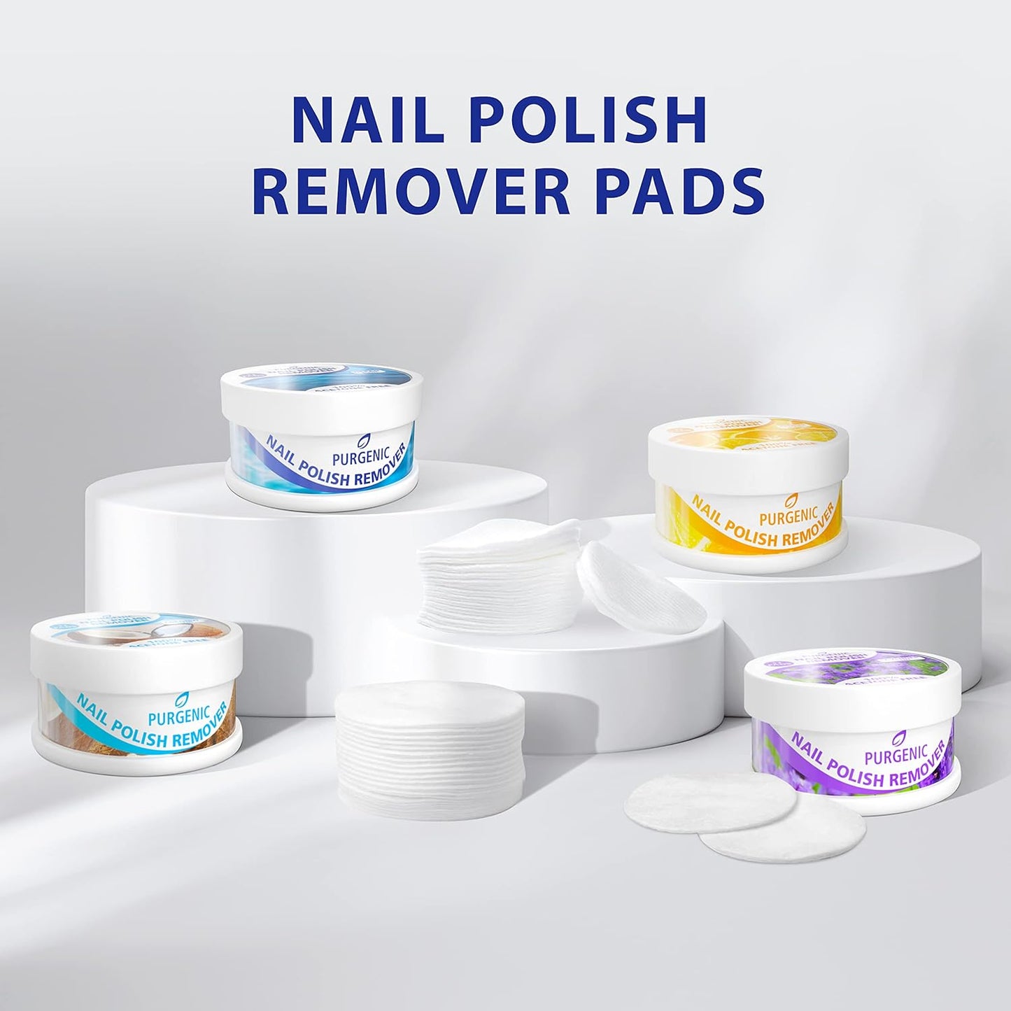 Nail Polish Remover Pads - (256 Count) - On the Go & Travel - Lint Free Nail Polish Wipes - Pre-soaked Pads Made All Natural Ingredients - Cuticle Wipes - No Harsh Odor or Chemicals