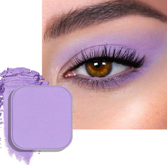 Matte Eyeshadow Single Pan Soft Pastel Purple, Blendable Natural Matte Finish, Highly Pigmented, Magnetic Refill for Custom Palette (Luxe Lavander)