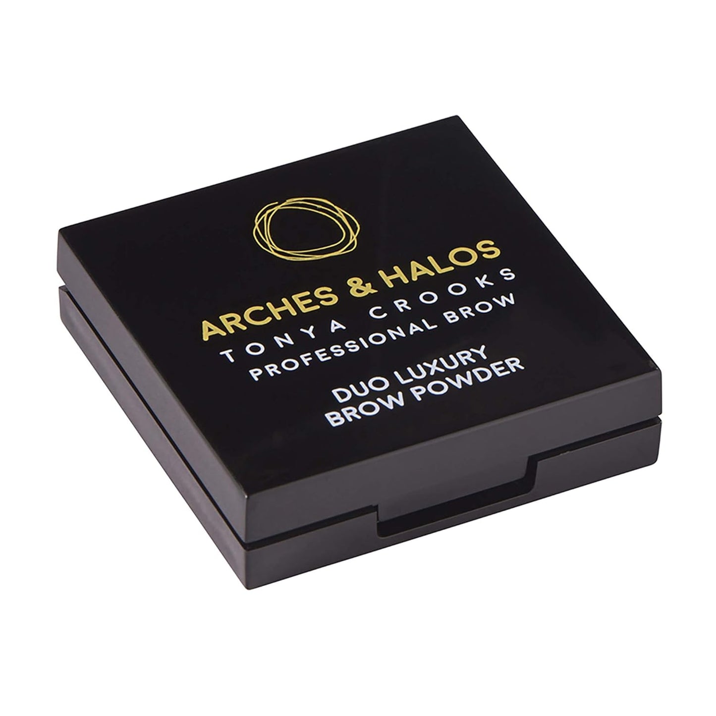 Arches & Halos Duo Luxury Brow Powder - Warm Brown for Women - 0.088 oz Eyebrow (Pack of 2)