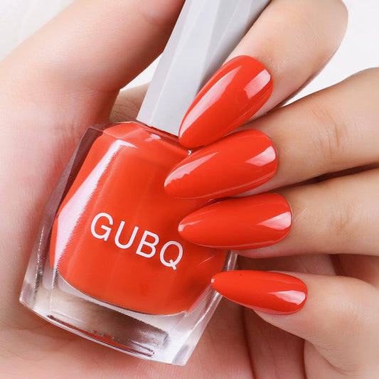 Major Dijit Quick Dry Polish 12ml/0.41fl oz Pumpkin Orange Regular Lacquer Fast Drying & Long Lasting Nail Art Effect for Salon