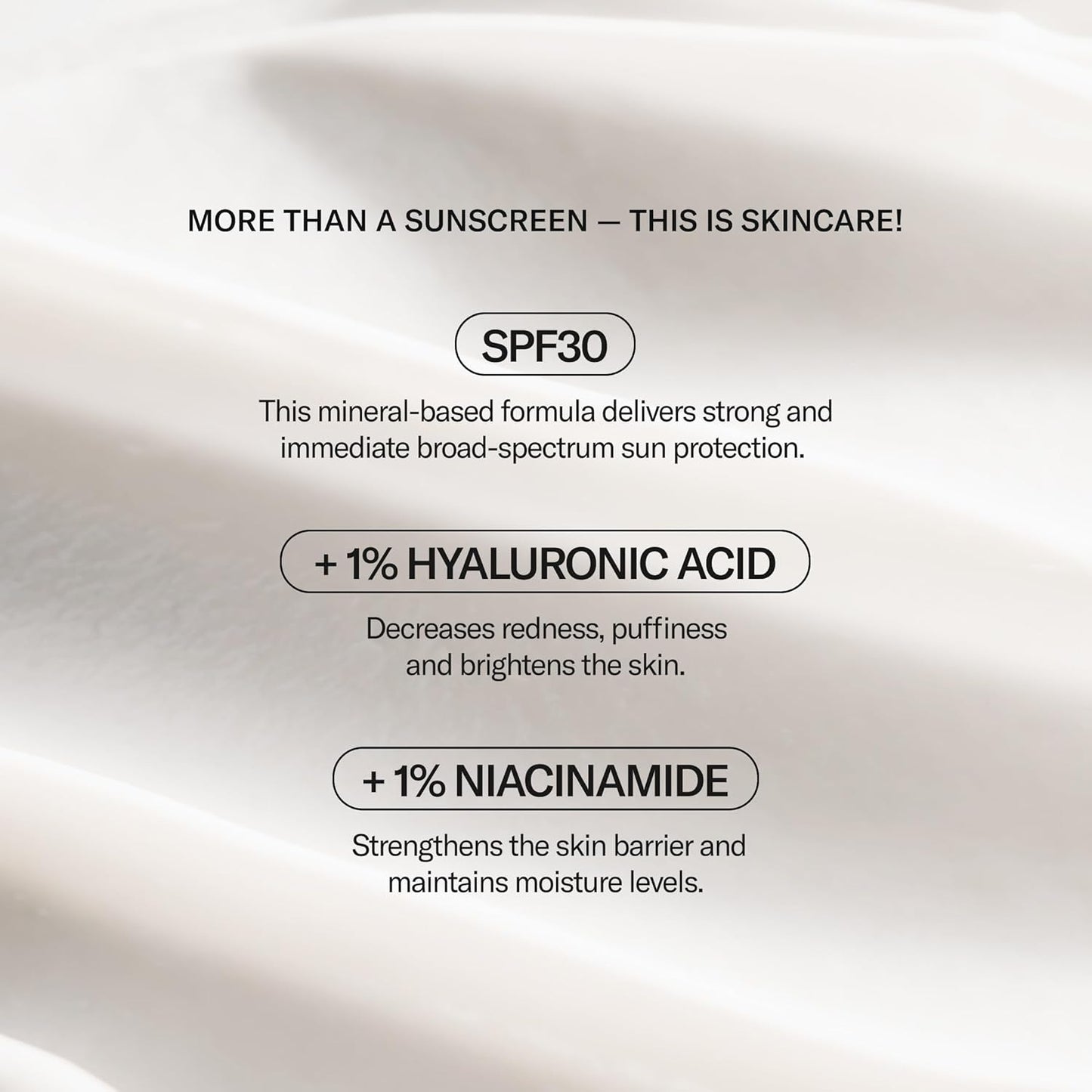 Geologie Broad-Spectrum Face Sunscreen SPF30 Moisturizer | Invisible, Ultra Light, Reef-Safe Daily Face Suncreen with Hyaluronic Acid and Niacinamide | 75ML | 100 Day Supply