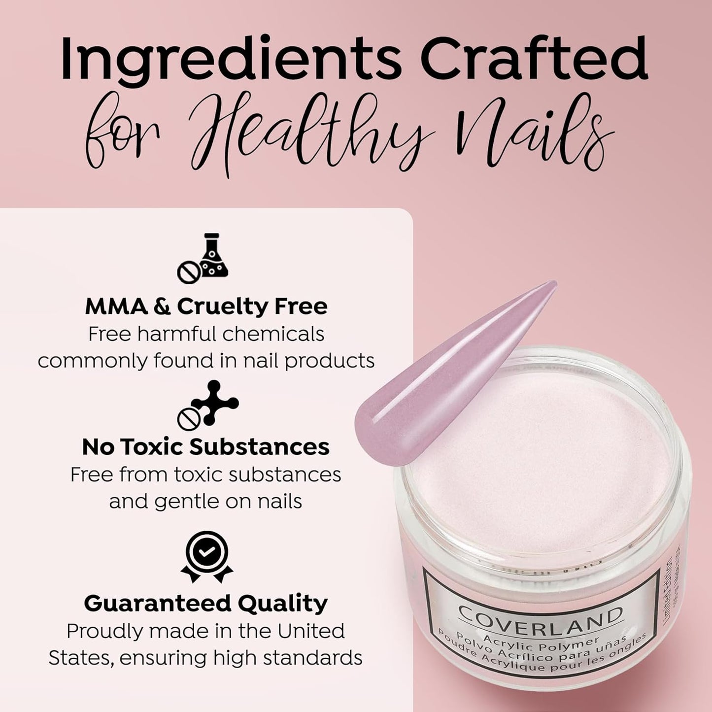 Coverland Acrylic Powder 3.5oz "Bad Girl" - Limited Edition