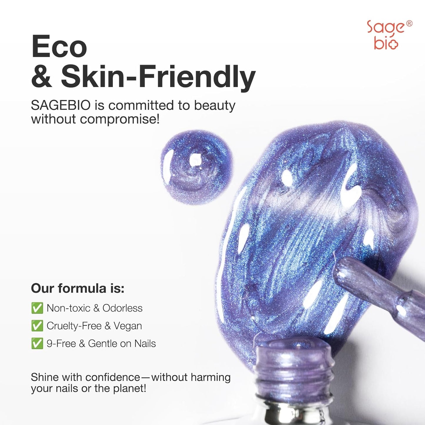 15ml Cat Eye Gel Nail Polish with Magnet Shimmer Glass Bead Effect 05