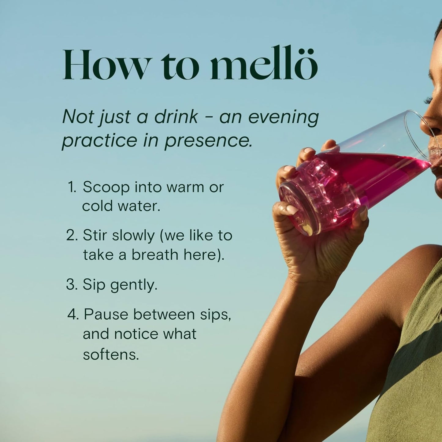 mellö Magnesium Supplement Superblend Powder - Magnesium Glycinate with L-Theanine, GABA, and Trace Minerals - Supports Sleep, Relaxation, and Balanced Energy - Lemon Flavor, 10-Pack, Singles