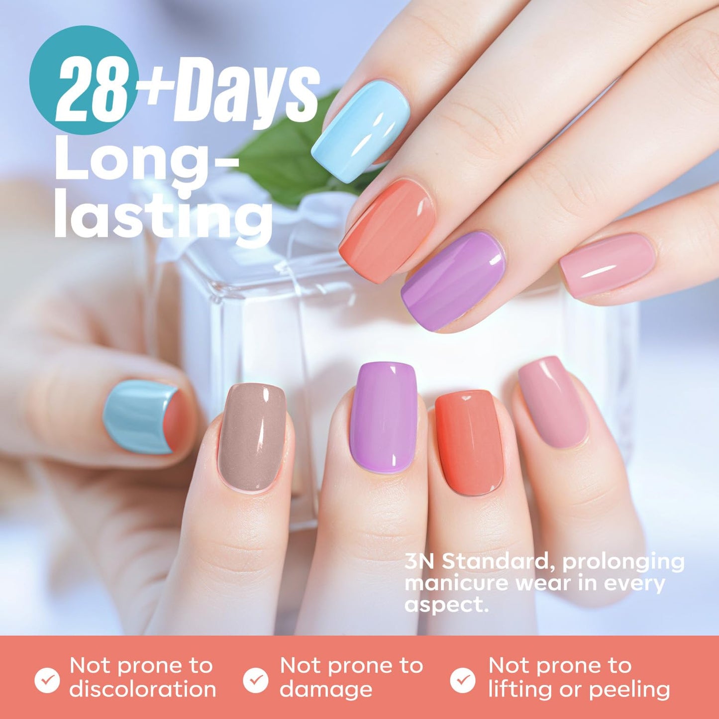 MEFA 19 Pcs Gel Nail Polish Kit with U V Light, 12 Colors All Seasons Soak Off Gel Polish Nail Set with Base Top Coat Essential Manicure Tools Beginners Salon Nails Art