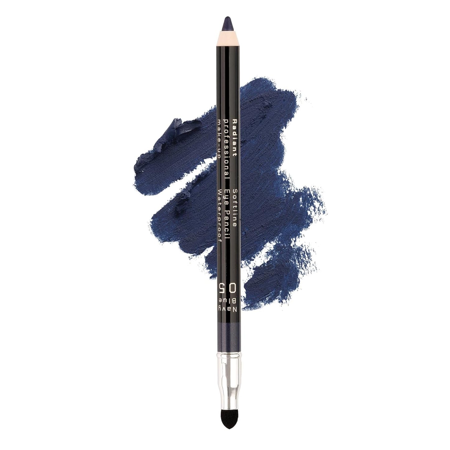 Radiant Professional Waterproof Eyeliner Pencil - Eyeliner Waterproof Smudge Proof for Woman - Long Lasting Under Eye Pencil for Smoky Eye - Soft Waterline Eye liner Smudger Tool, Navy Blue (05)