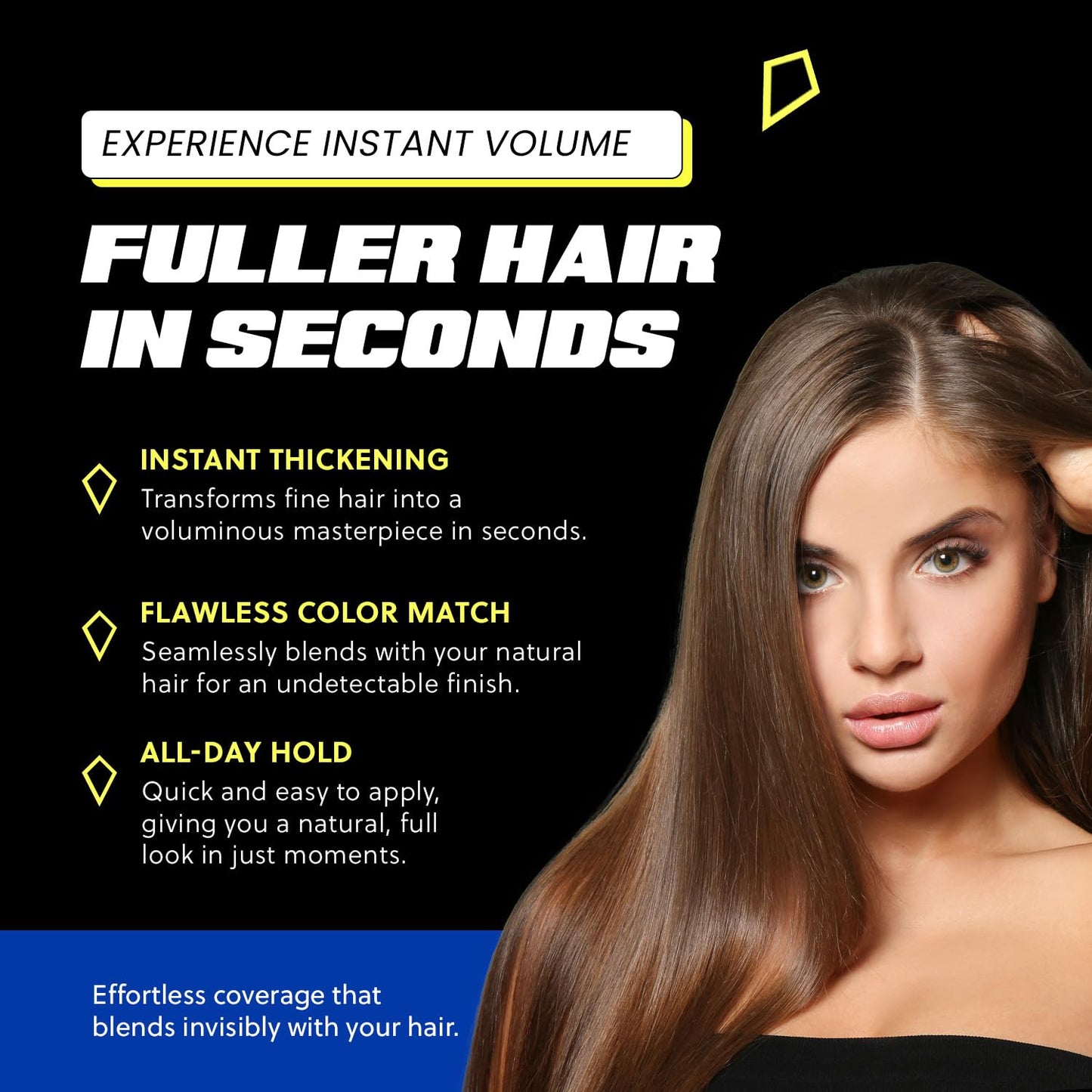 PrimeLook Hair Building Fibers, Luxurious Building Fibers for Thinning Hair, Superior Formula for Men & Women, Instant Volume, Matches Colors (27.5g, Auburn)