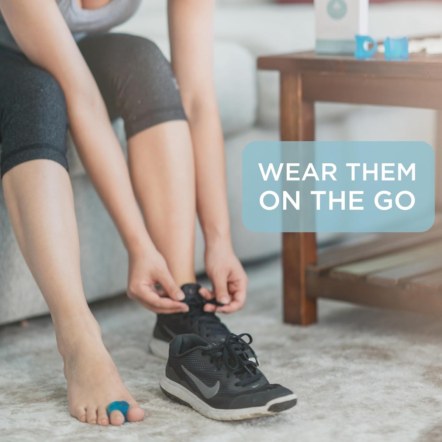 Mind Bodhi Single-Loop Toe Separators 4-Pack: Correcting Bunions and Restoring Toes to Their Original Shape - For Men and Women - Toe Spacers Bunion Corrector - Pink