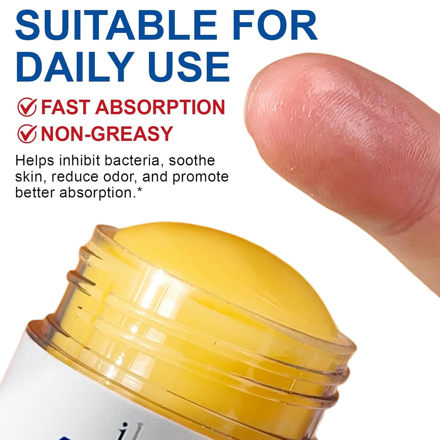 Urea Cream Stick 60% plus 2% Salicylic Acid for Feet Maximum Strength, Foot Lotion Stick for Rough Thick Dry & Cracked Skin, with Coconut Oil, Green Tea Extract, Tea Tree and Aloe Vera