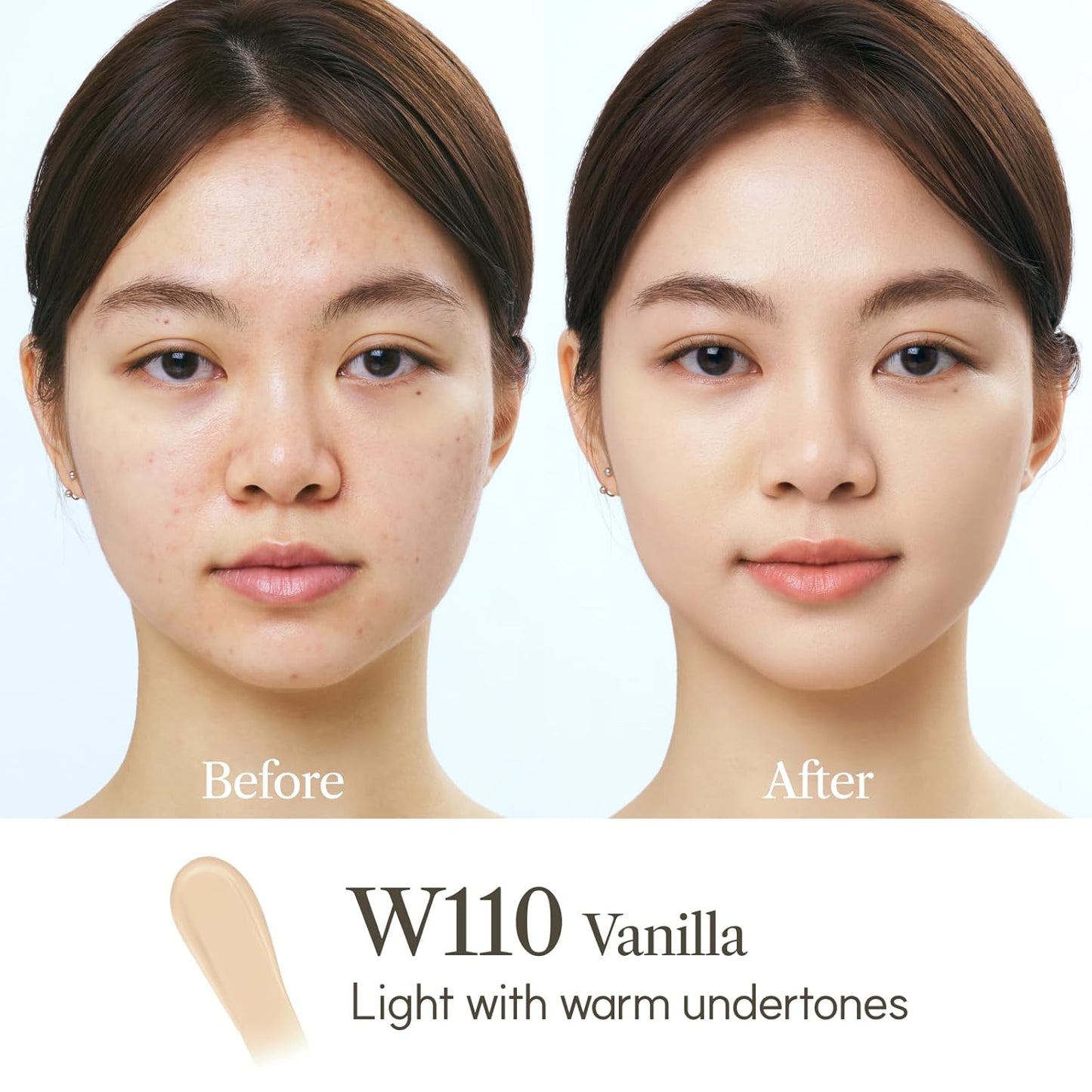 THE FACE SHOP Ink Lasting Liquid Foundation, Full Coverage, 72‑Hour Wear Semi‑Matte Finish, Makeup with Bakuchiol, C120 Neutral Beige, 0.84 Fl. Oz.