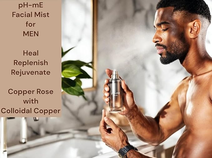 Hydrating Cleaning Face Mist, Copper Rose, Pure, Natural, Organic Ingredients Helps your Skin Reduce Wrinkles, Fine Lines, Inflammation, Acne, for Clear Beautiful Skin (2oz)